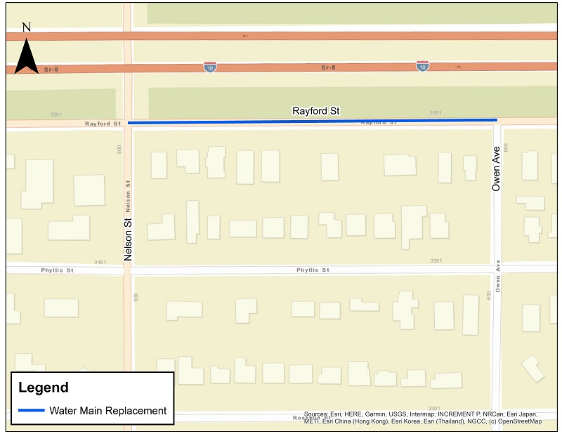 Rayford Street Map